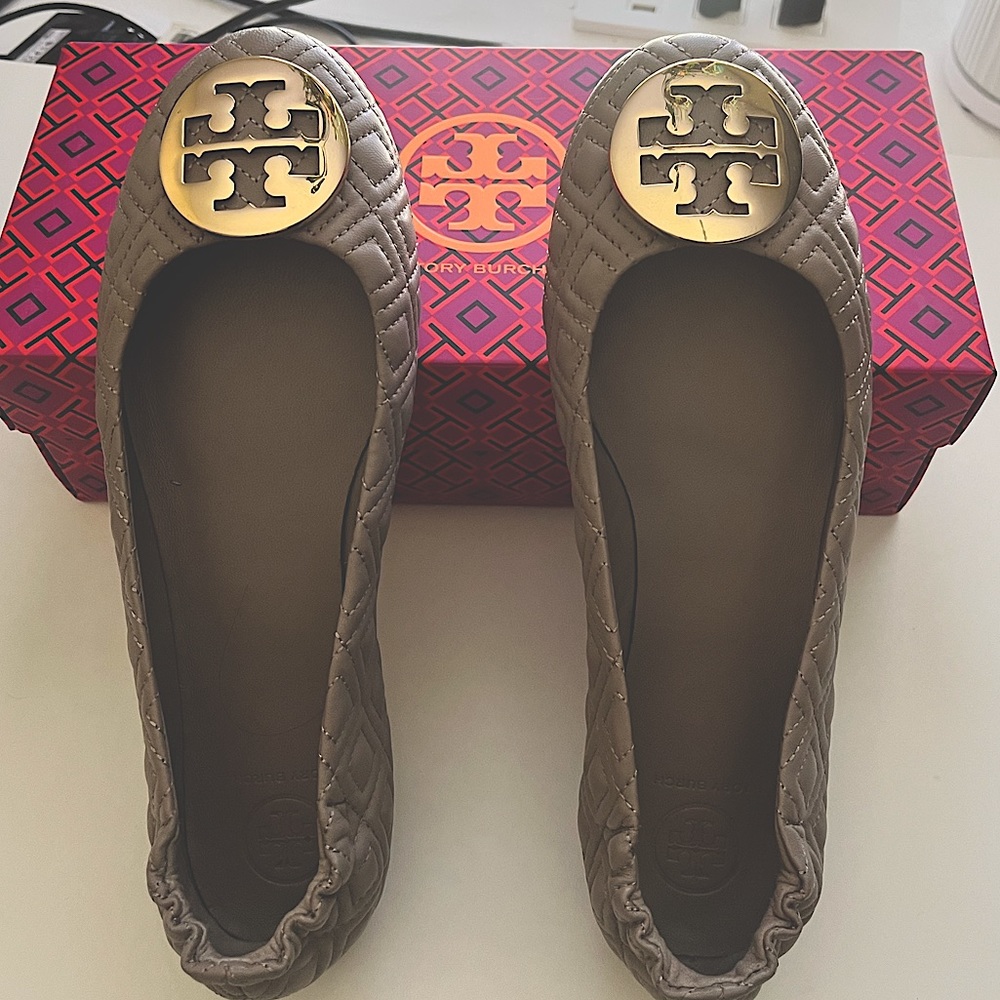 Tory Burch Quilted Minnie Flats